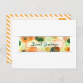 Carte Postale salutations diwali (bokeh) (Devant / Derrière)