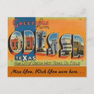 Carte Postale Salutations d'Odessa