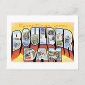 Carte Postale Salutations du barrage Boulder ! (Devant)