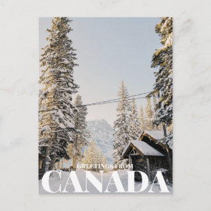 Carte Postale Salutations du Canada