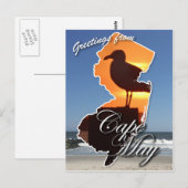 Carte Postale Salutations du Cap Mai (Devant / Derrière)