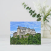 Carte Postale Salutations du Château de Vianden ! (Debout devant)