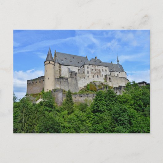 Carte Postale Salutations du Château de Vianden ! (Devant)