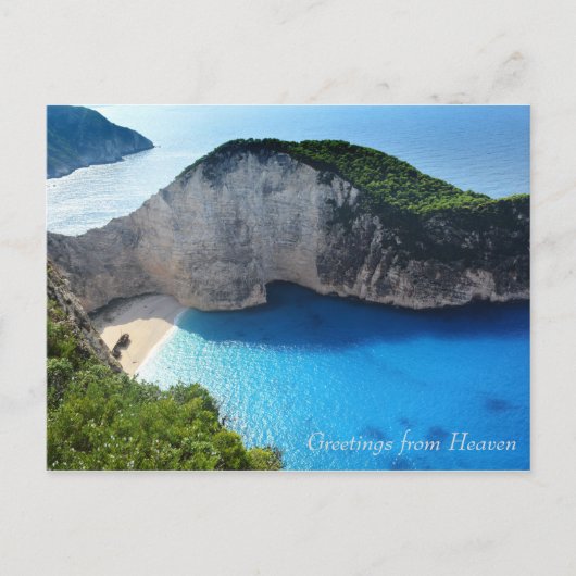 Carte Postale Salutations du ciel (Devant)