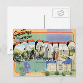 Carte Postale Salutations du Colorado CO (Devant / Derrière)