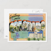 Carte Postale Salutations du Colorado CO (Devant / Derrière)