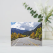 Carte Postale Salutations du Colorado coloré (Debout devant)