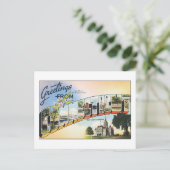 Carte Postale Salutations du Connecticut (Debout devant)