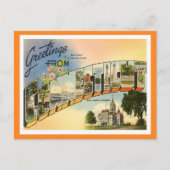 Carte Postale Salutations Du Connecticut (Devant)
