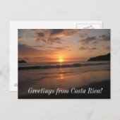 Carte Postale Salutations du Costa Rica ! (Devant / Derrière)