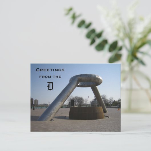 Carte Postale Salutations du D (Debout devant)