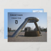 Carte Postale Salutations du D (Devant / Derrière)