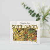 Carte Postale Salutations du Dakota du Sud (Debout devant)