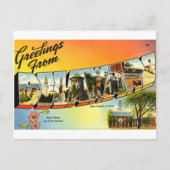 Carte Postale Salutations du Delaware (Devant)
