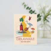 Carte Postale Salutations du Delaware (Debout devant)