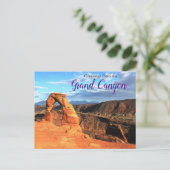 Carte Postale Salutations du Grand Canyon (Debout devant)