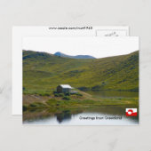 Carte Postale Salutations du Groenland 4 (Devant / Derrière)
