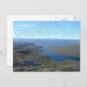 Carte Postale Salutations du Groenland 7 (Devant / Derrière)