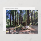 Carte Postale Salutations du Hot Spot ! (Devant / Derrière)