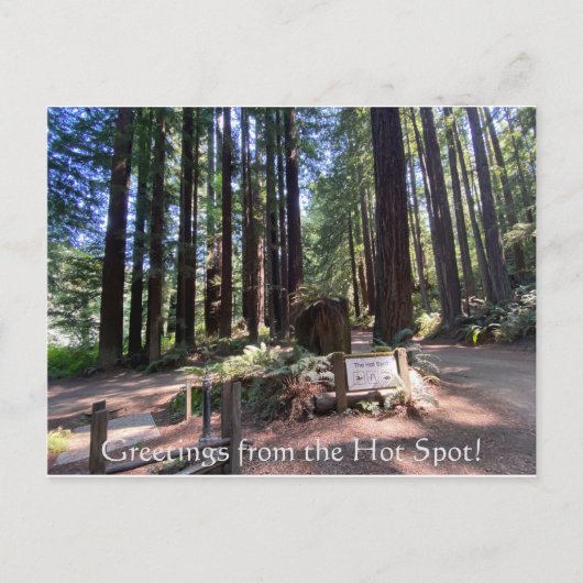 Carte Postale Salutations du Hot Spot ! (Devant)