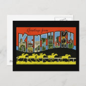Carte Postale Salutations du Kentucky (Devant / Derrière)