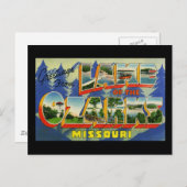 Carte Postale Salutations du lac des Ozarks Missouri (Devant / Derrière)