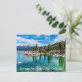 Carte Postale Salutations du lac Tahoe, Californie (Debout devant)