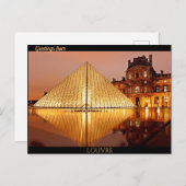 Carte Postale Salutations du Louvre (Devant / Derrière)