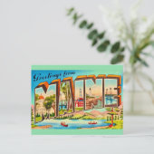 Carte Postale Salutations du Maine (Debout devant)