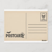 Carte Postale Salutations du Manoir Haunted (Dos)