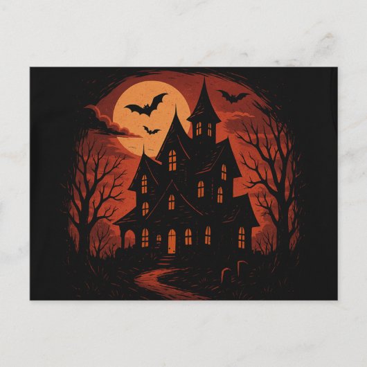 Carte Postale Salutations du Manoir Haunted (Devant)