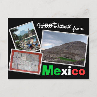Carte Postale Salutations du Mexique