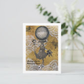 Carte Postale Salutations du Ministère des Voyages (Debout devant)