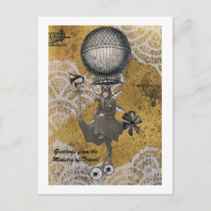 Carte Postale Salutations du Ministère des Voyages