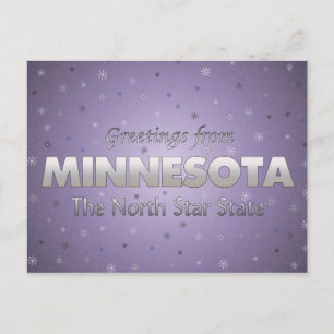 Carte Postale Salutations du Minnesota