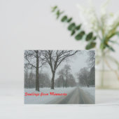 Carte Postale Salutations du Minnesota (Debout devant)