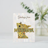 Carte Postale Salutations du Minnesota (Debout devant)