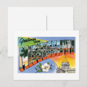Carte Postale Salutations du Mississippi ! (Devant / Derrière)