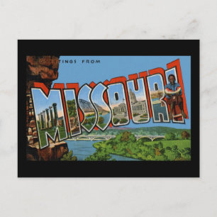 Carte Postale Salutations du Missouri