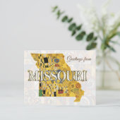 Carte Postale Salutations du Missouri (Debout devant)