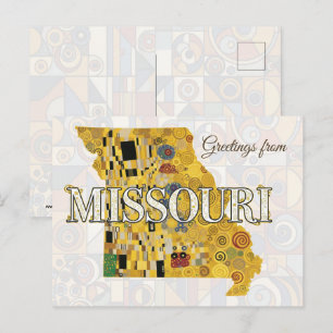 Carte Postale Salutations du Missouri