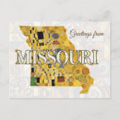 Carte Postale Salutations du Missouri (Devant)