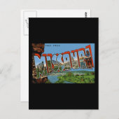 Carte Postale Salutations du Missouri (Devant / Derrière)