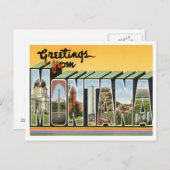 Carte Postale Salutations Du Montana (Devant / Derrière)