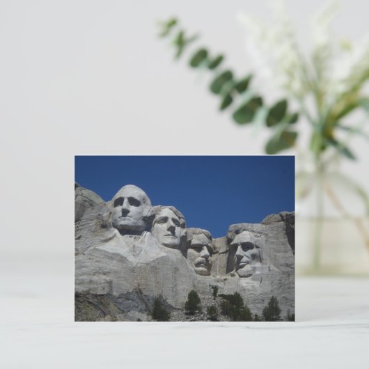 Carte Postale Salutations du Mt Rushmore (Debout devant)