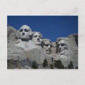 Carte Postale Salutations du Mt Rushmore (Devant)