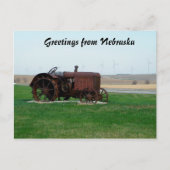 Carte Postale Salutations du Nebraska (Devant)