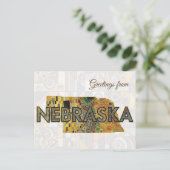 Carte Postale Salutations du Nebraska (Debout devant)