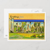 Carte Postale Salutations Du Nebraska (Devant / Derrière)