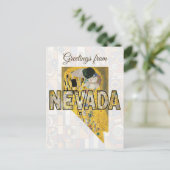 Carte Postale Salutations du Nevada (Debout devant)